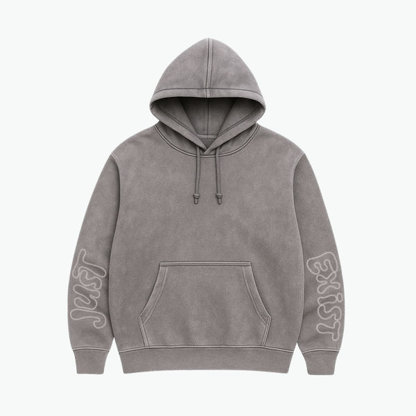 Just Exist Hoodie (Cloud Grey)