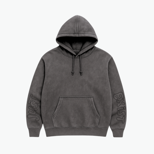 Just Exist Hoodie (Cloud Black)